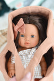 Soft Bassinet - Waffle Rust- DOLL