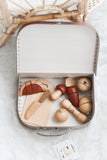 Wood Fruits and Vegetables Suitcase Play Set - Minikane