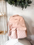 Blush Crush Boss Diaper Bag Backpack