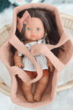 Soft Bassinet - Waffle Rust- DOLL