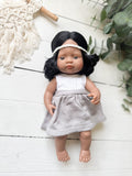 Grey Knit Skirt - Doll