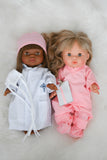 Nurse Scrubs Outfit > Light Pink - DOLL ( NO CLIPBOARD)