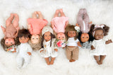 Dusty Rose Gauze Romper - Doll