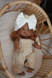 Oatmeal Cookie Gauze Romper - Doll