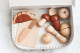 Wood Fruits and Vegetables Suitcase Play Set - Minikane