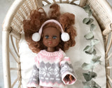 Pink Sweater Set - MIA & LAS AMIGAS DOLL