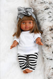 Black & White Stripe Pants - Doll