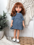 Blue Gauze Dress- LAS AMIGAS