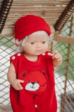 Red bear sleeper - DOLL