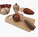 Wood Fruits and Vegetables Suitcase Play Set - Minikane