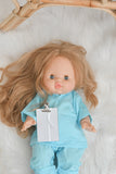 Nurse Scrubs Outfit > Light Blue - DOLL