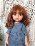 Blue Gauze Dress- LAS AMIGAS
