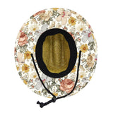 Straw Sun Hat - Norah Floral