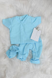Nurse Scrubs Outfit > Light Blue - DOLL