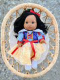 Snow White Inspired Dress- Doll