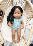 Sea Glass Gauze Romper - Doll
