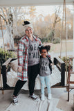 Kids Tee - Hey Y'all - Grey Wash