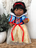 Snow White Inspired Dress- Doll