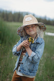 Straw Sun Hat - Norah Floral