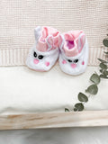 Pink Bunny Slippers- Doll
