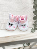 Pink Bunny Slippers- Doll
