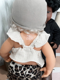 Gauze Ruffle Top > White- DOLL