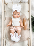 Gauze Ruffle Top > White- DOLL