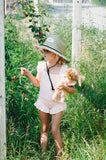 Sweetheart Pink Ruffle Bodysuit Dolly + Me Set