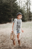 Kids Tee - Hey Y'all - Grey Wash