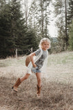 Kids Tee - Hey Y'all - Grey Wash