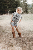 Kids Tee - Hey Y'all - Grey Wash