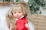 Red Vintage Collar Dress- DOLL