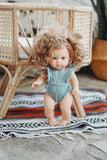 Sea Glass Gauze Romper - Doll