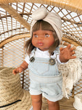 White V-Neck Tee - DOLL