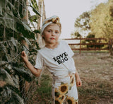 Kids Tee - Love Bug - Natural Organic