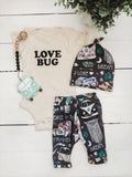 Kids Tee - Love Bug - Natural Organic