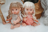 Gingham Bodysuit - Red + White - DOLL