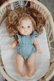 Sea Glass Gauze Romper - Doll