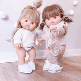 White Slip-On Sneakers - Doll