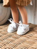 White Tennis Shoes - LAS AMIGAS + MIA