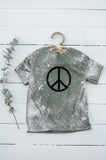 Kids Tee - Peace - Olive