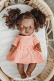 Coral Gauze Dress - Doll