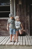 Kids Tee - Peace - Natural Organic