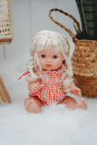 Gingham Bodysuit - Red + White - DOLL