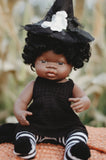 B&W Stripe Tights - Doll