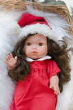 Red Vintage Collar Dress- DOLL
