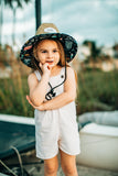 Straw Sun Hat - Wanderlust Charcoal