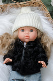 Ivory Knit Hat - DOLL