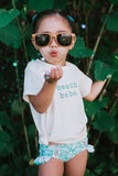 Kids Tee - Beach Babe - Natural Organic