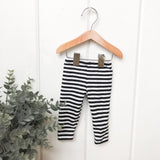 Black & White Stripe Pants - Doll